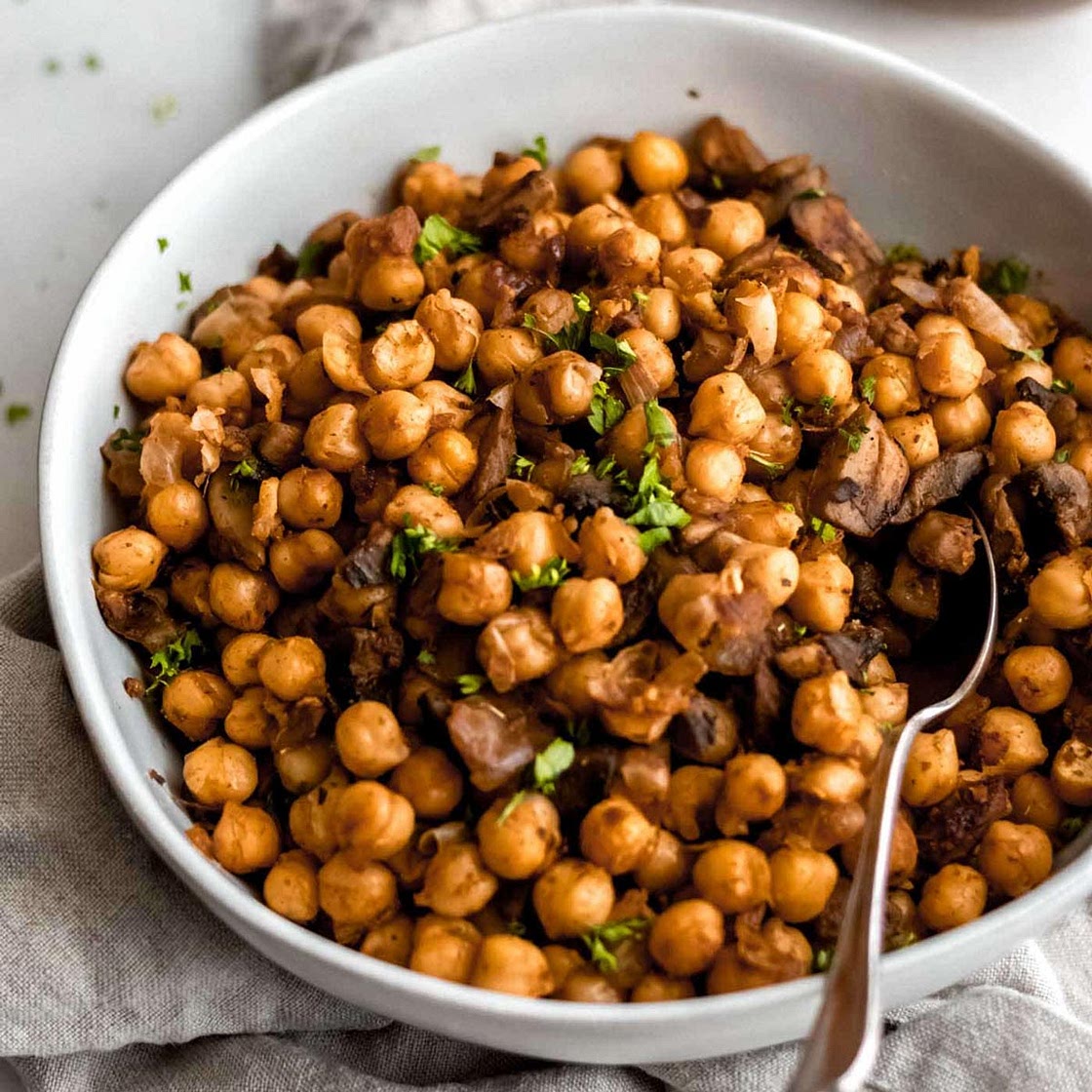Easy Spiced Chickpeas