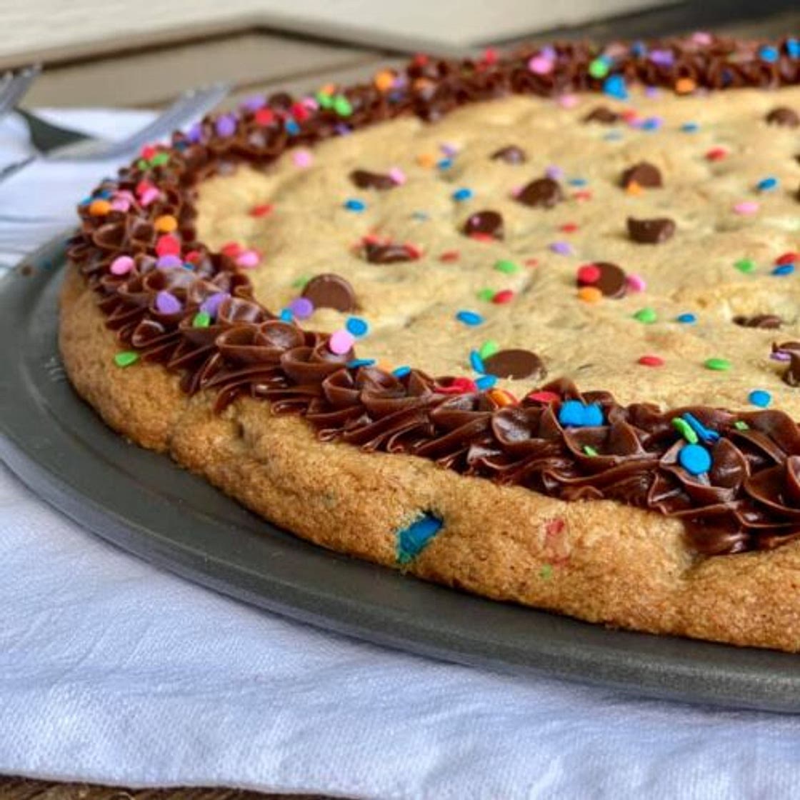 Homemade Great American Chocolate Chip Cookie Cake