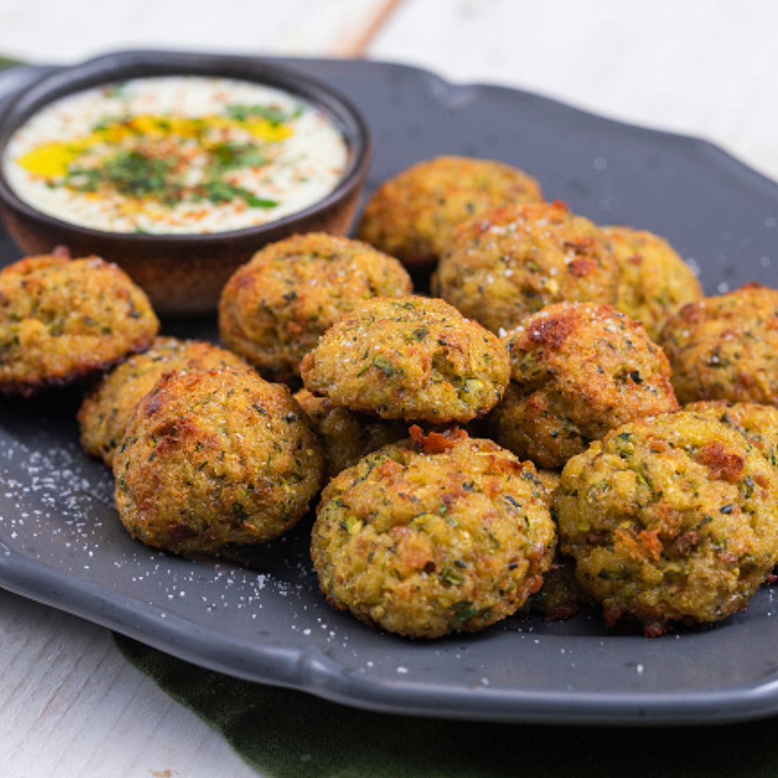 Polpette di zucchine al forno