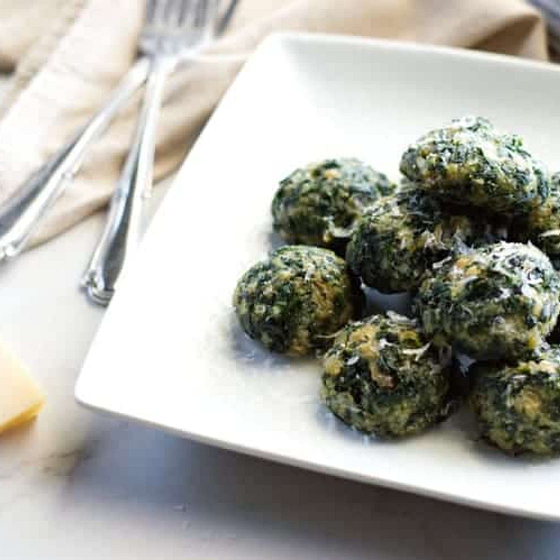 Spinach Balls with Parmesan