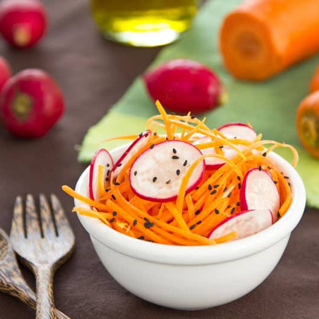 Radish Carrot Salad