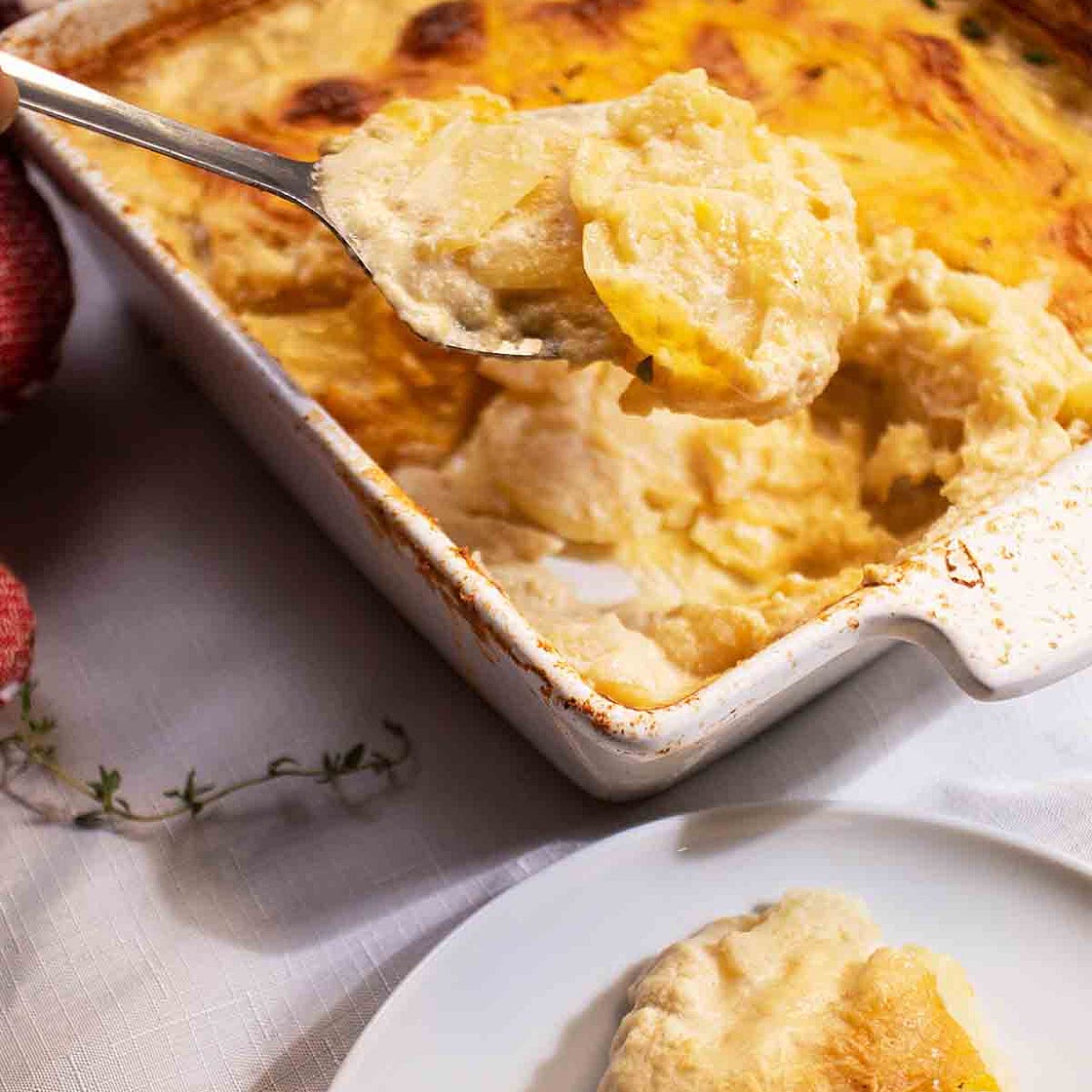 Vegan Scalloped Potatoes( Potatoes Au Gratin)