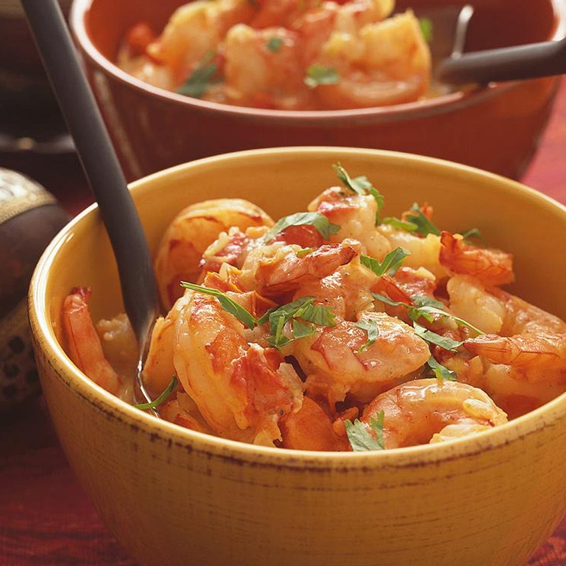 Cari de crevettes