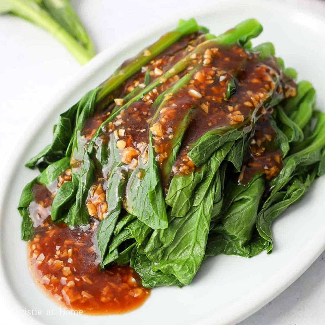 10-min. Easy Chinese Garlic Yu Choy