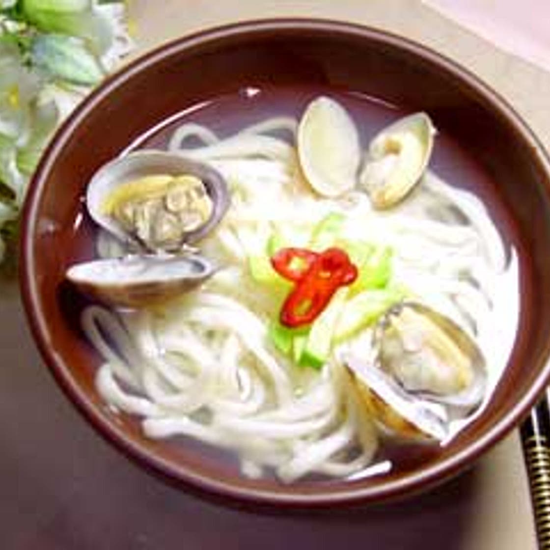 바지락칼국수