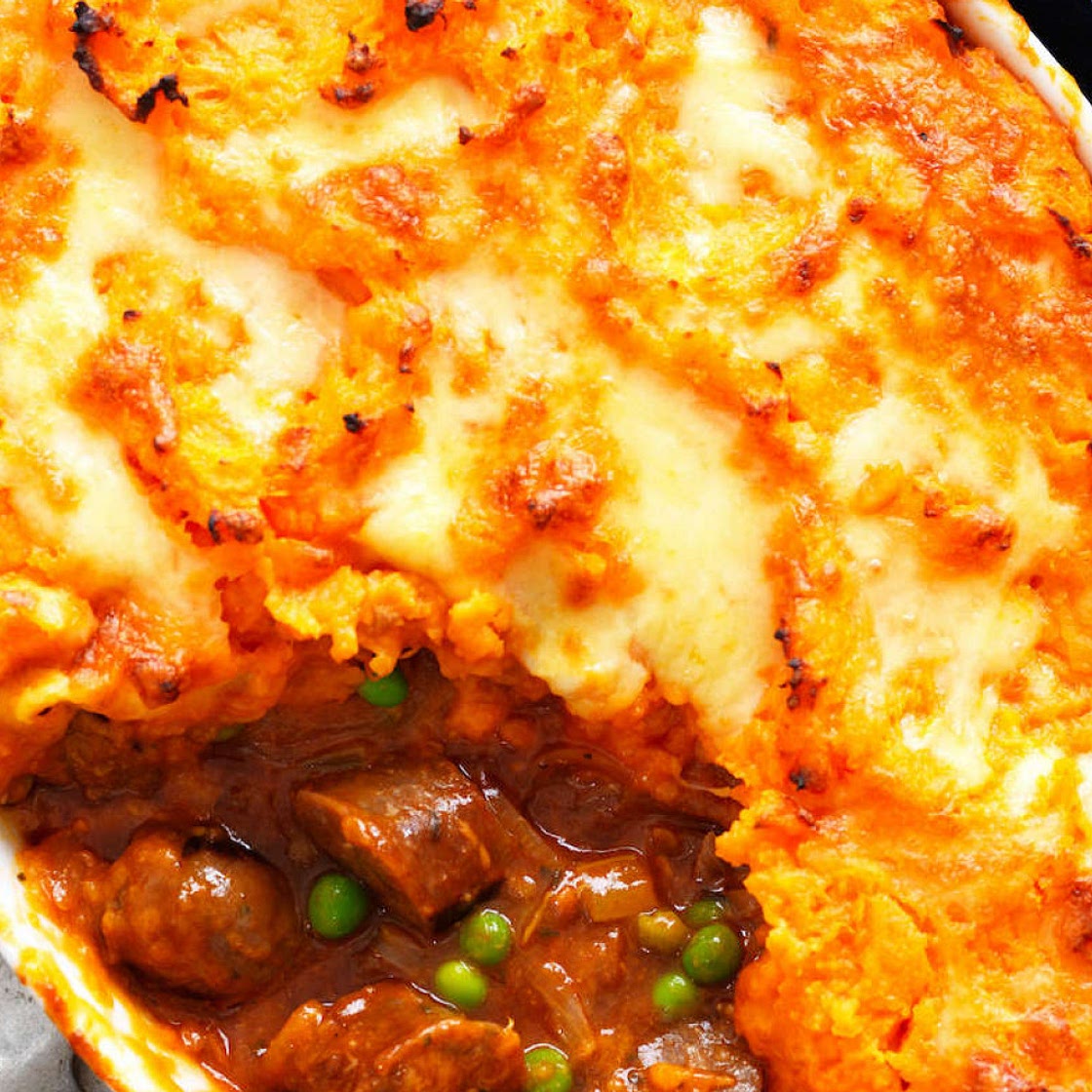 Bangers and Mash Pie