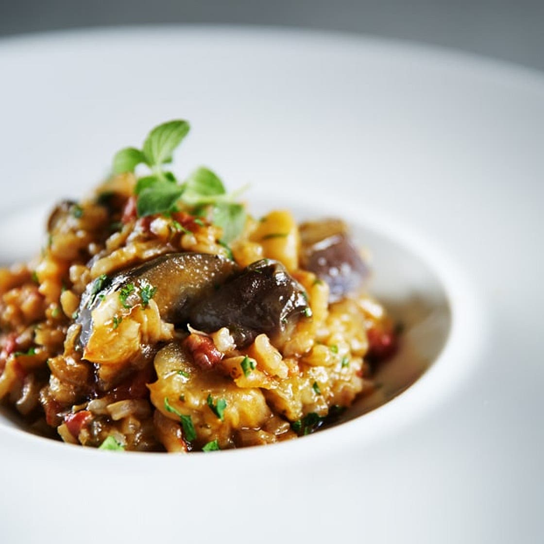 Melitzanopilafo - Eggplant Pilaf