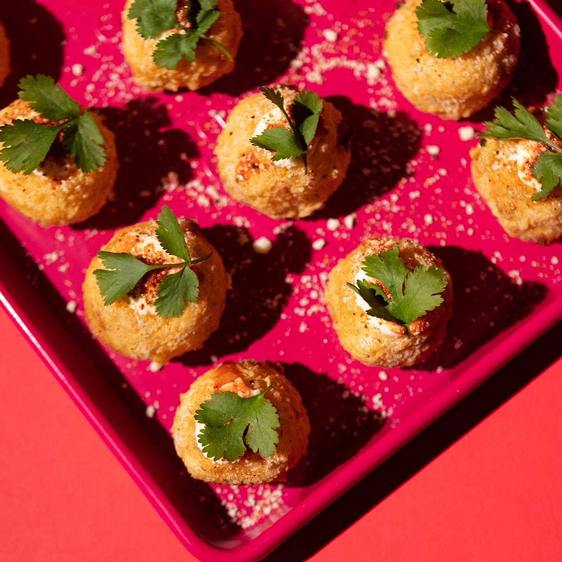 Bollitos de Papa y Elote (Potato Elote Bites)