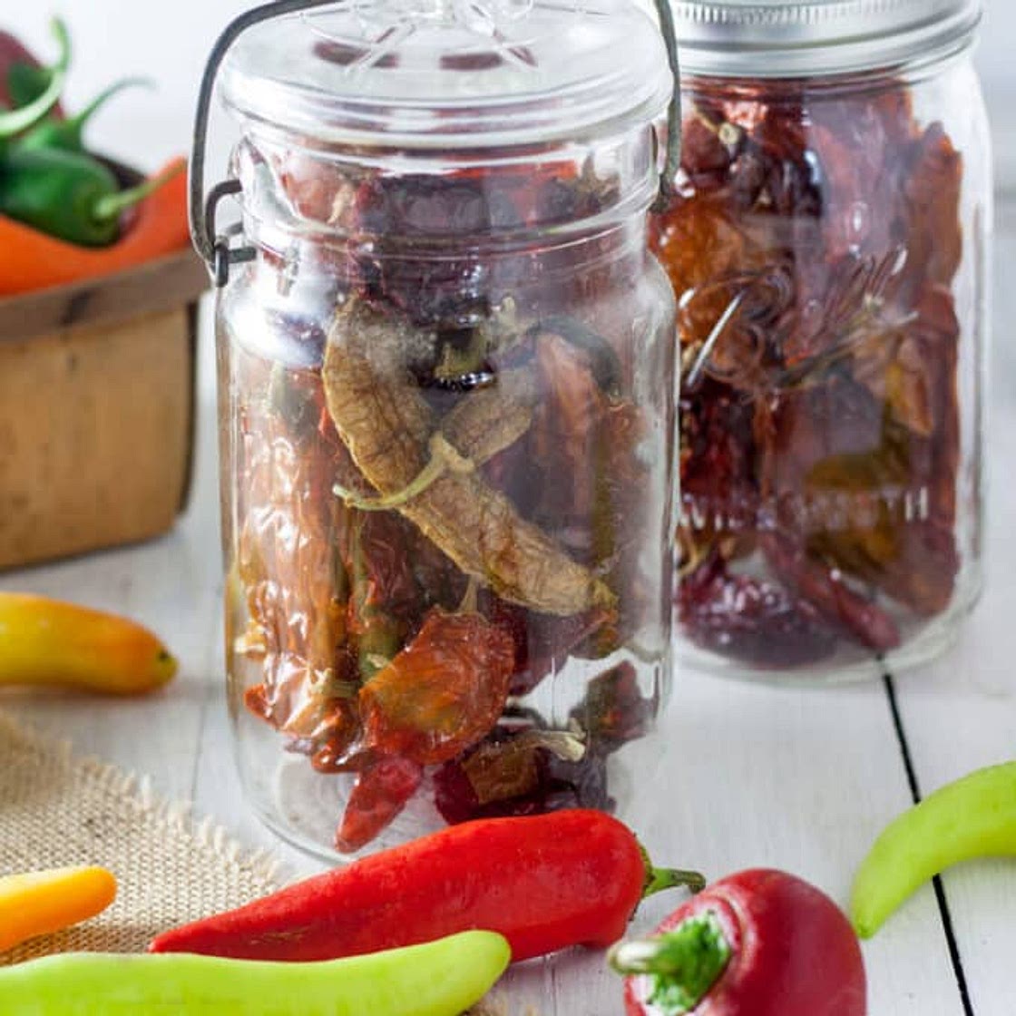 Dried Peppers - 4 easy methods