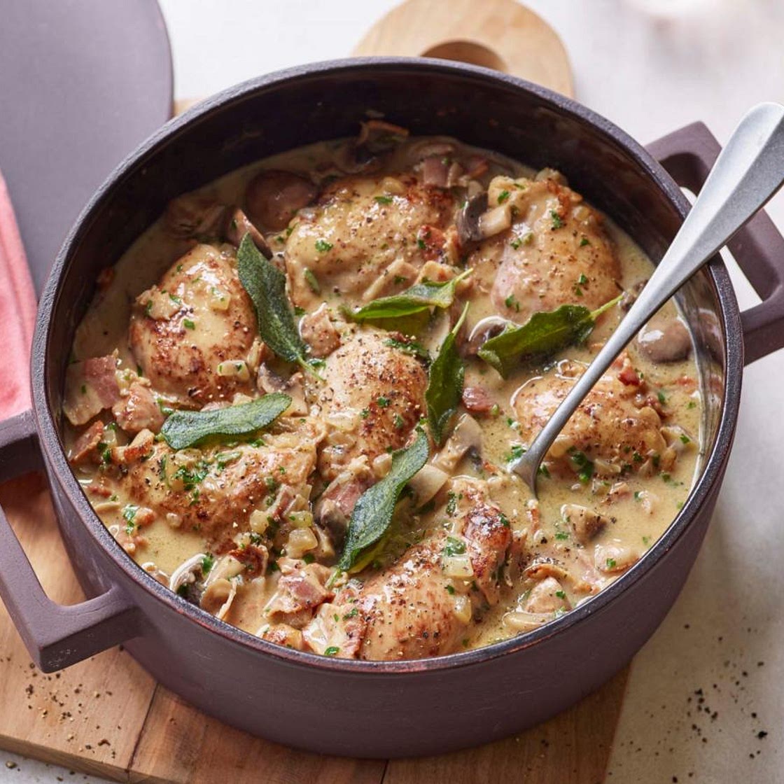 Rather special chicken and herb casserole