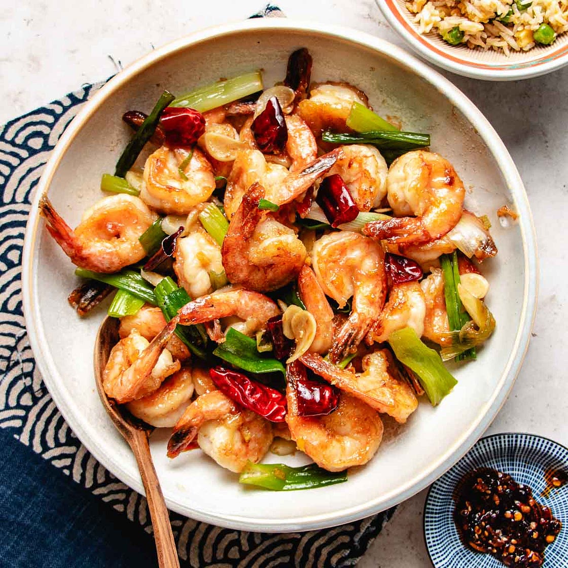 Mongolian shrimp recipe