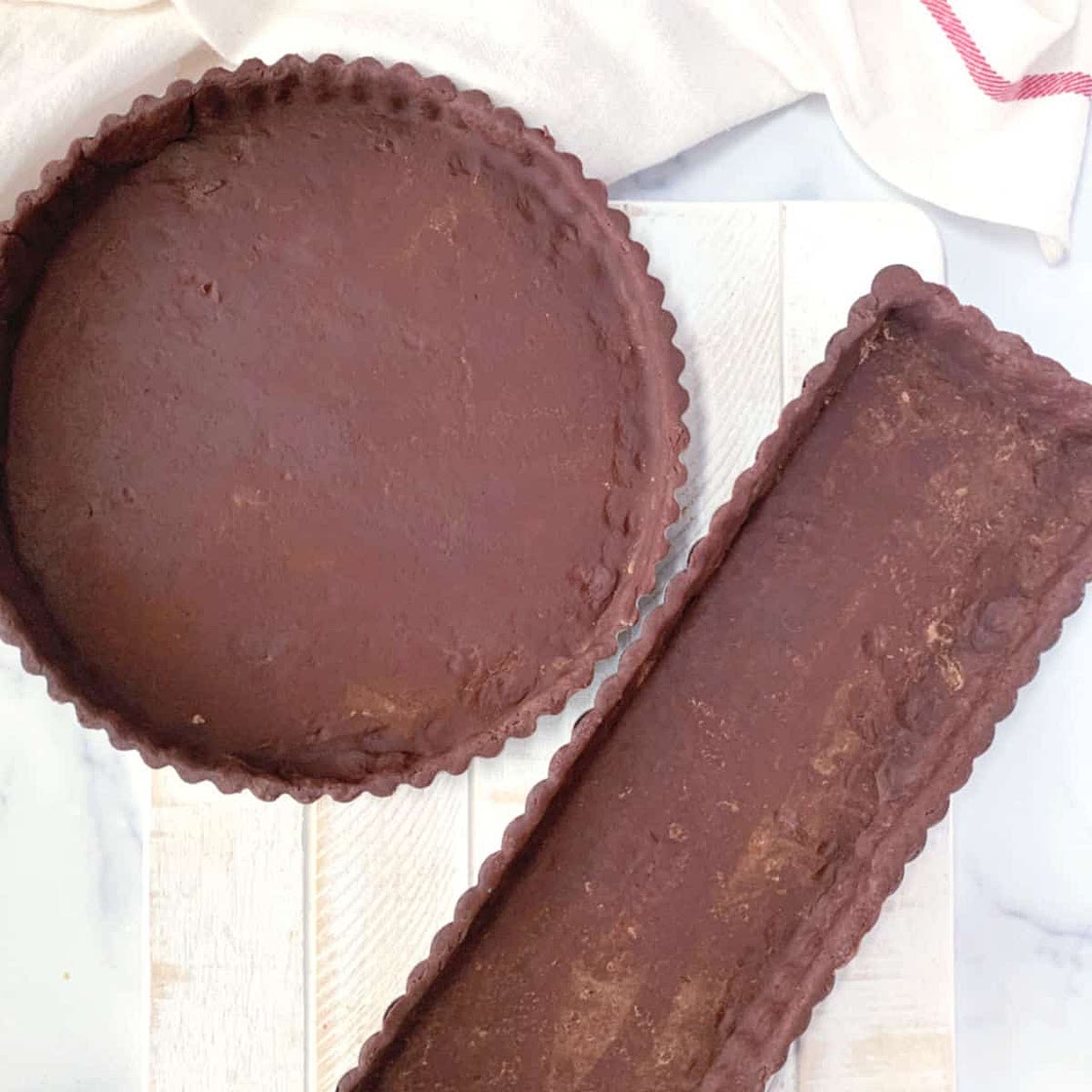 Chocolate Shortbread Tart Crust