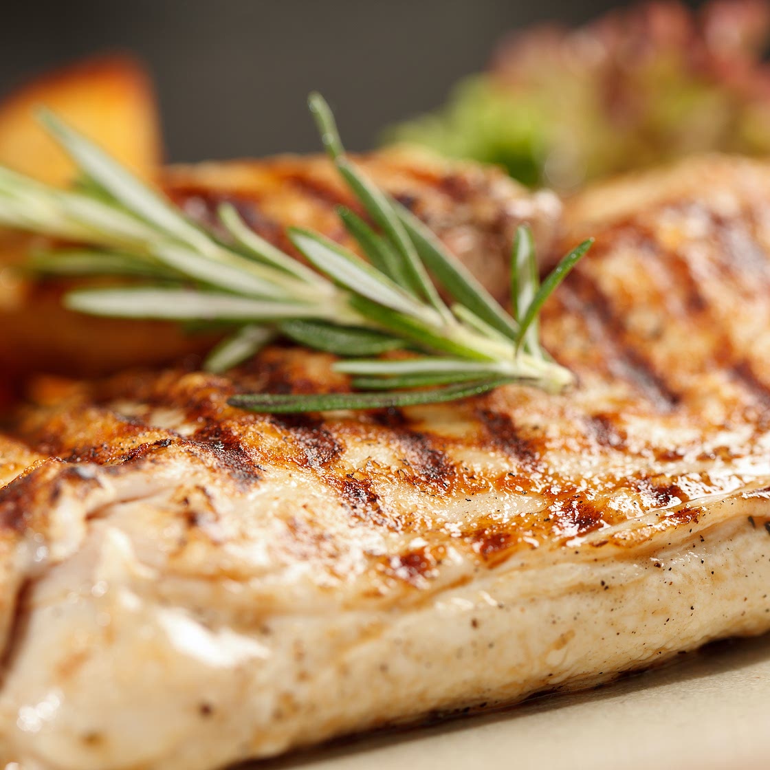 Grilled Chicken Breasts in Rosemary Marinade