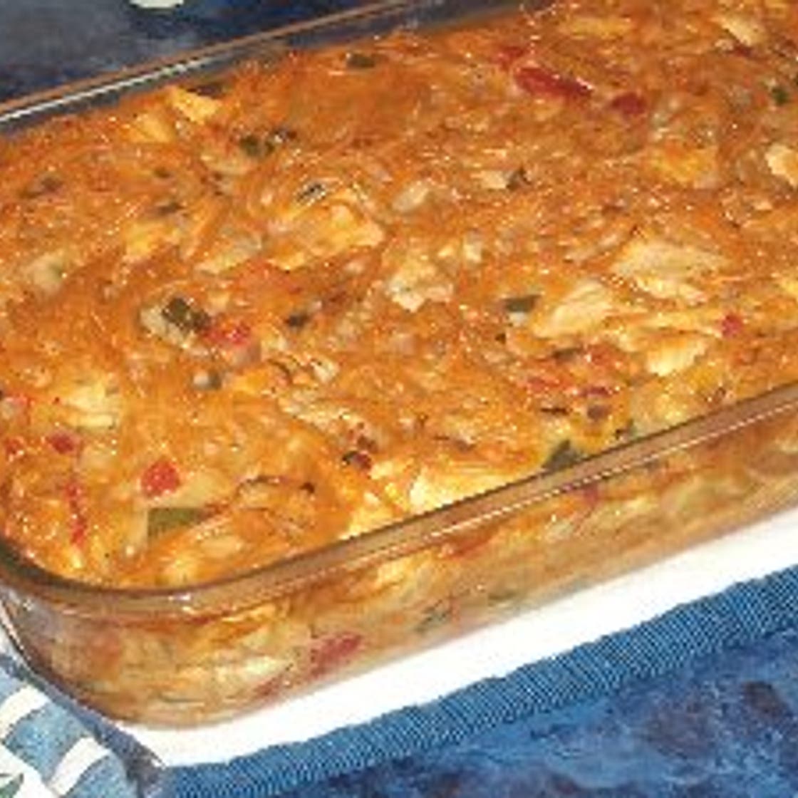 Tex-mex Chicken Spaghetti Casserole