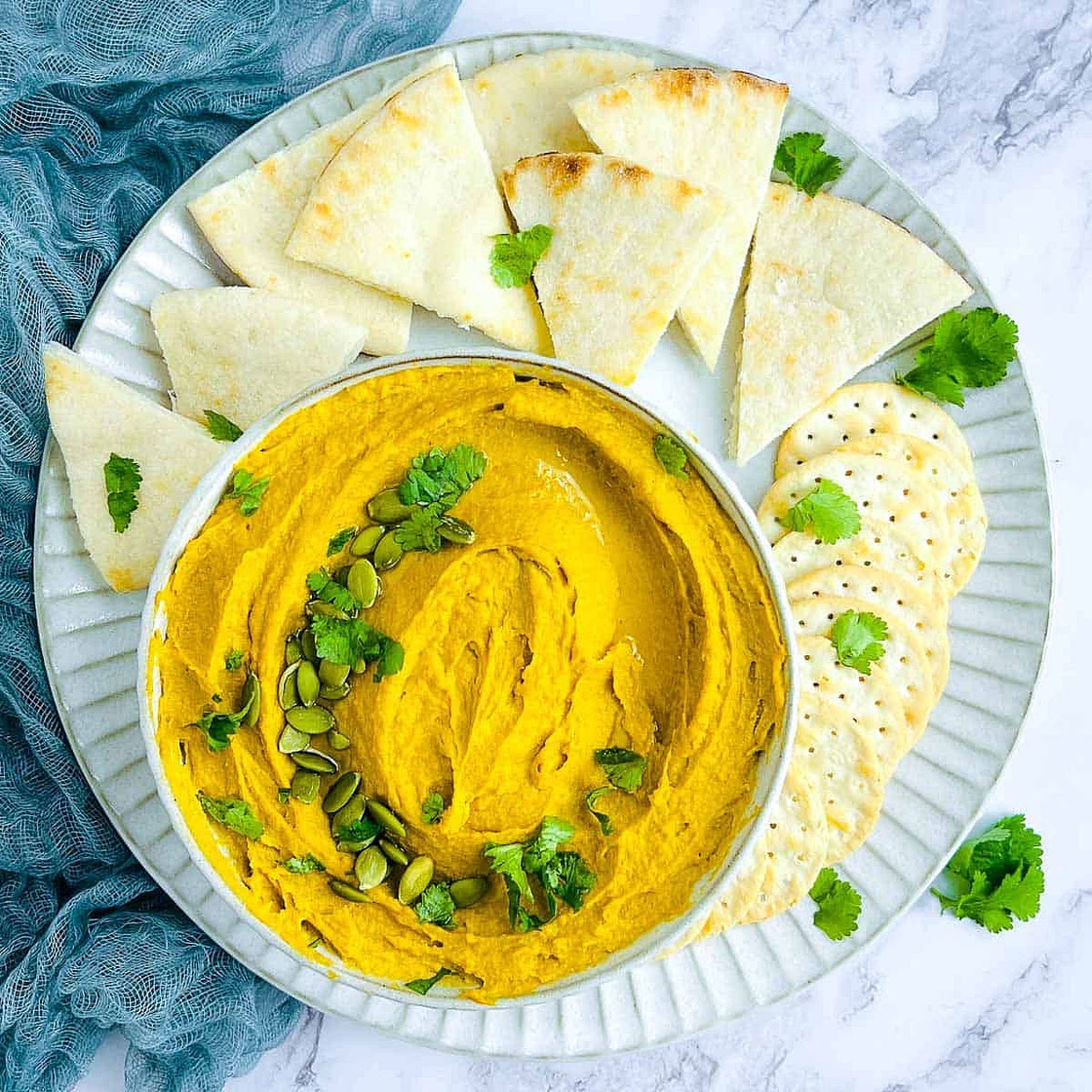 Pumpkin and Black Garlic Hummus