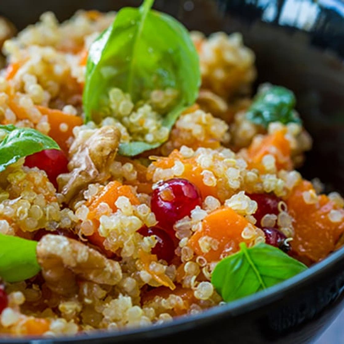 Butternut Squash and Cranberry Quinoa Salad