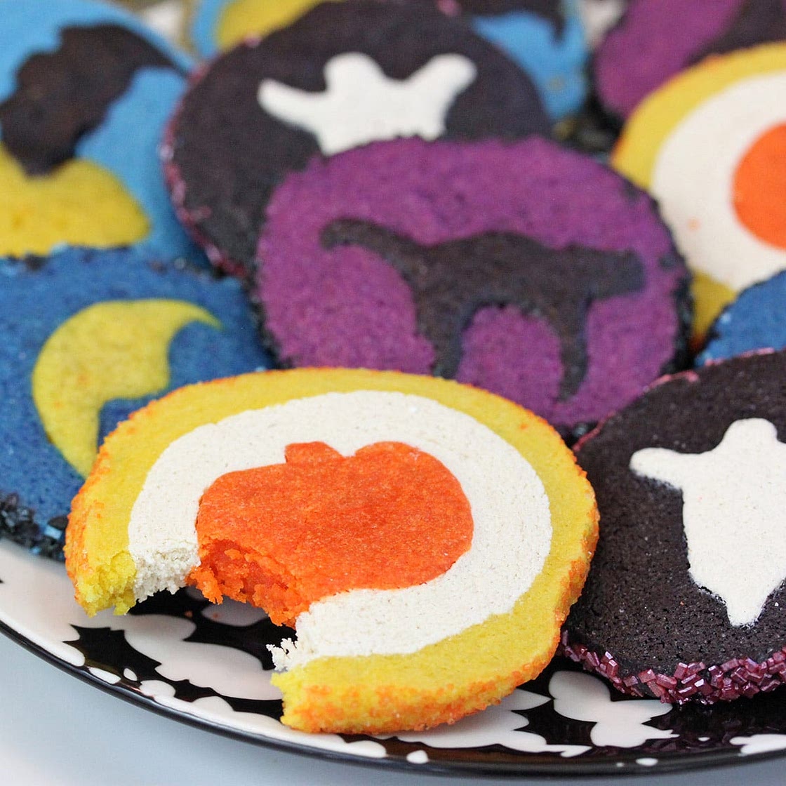 Slice and Bake Halloween Cookies