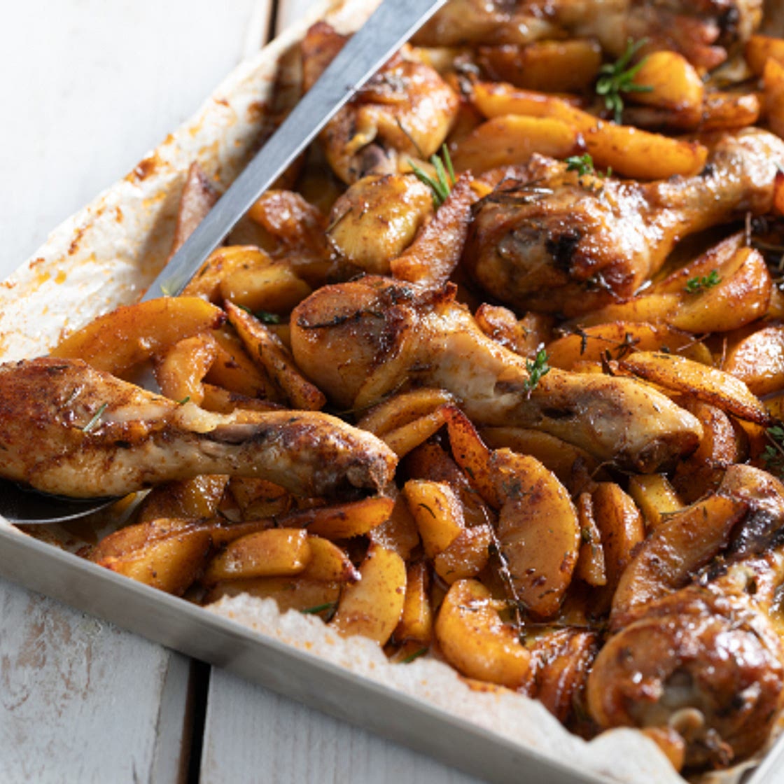 Cosce di pollo al forno