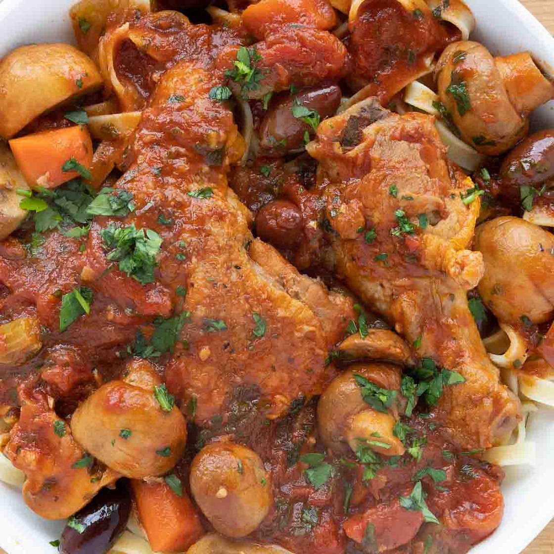 Dutch Oven Chicken Cacciatore Recipe