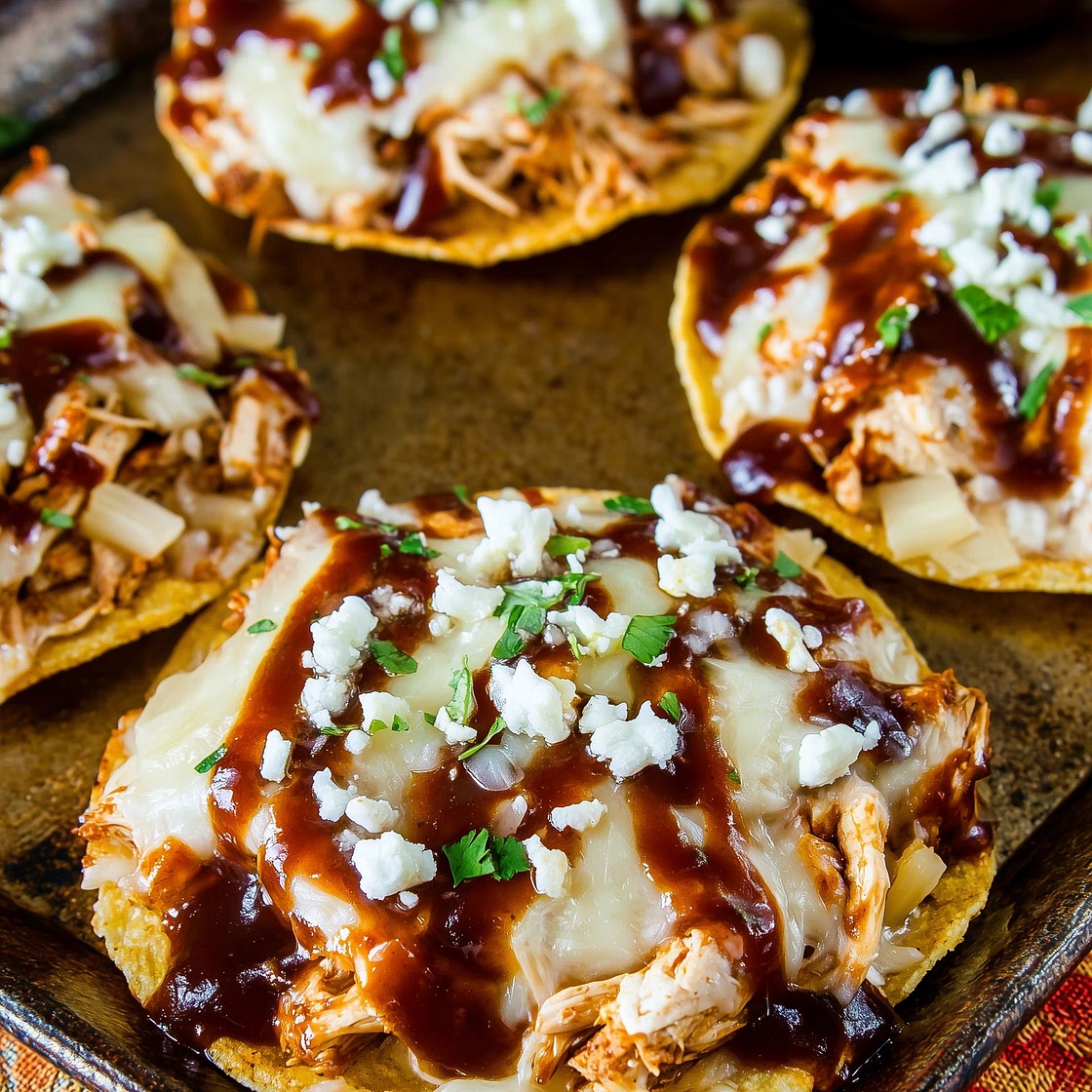 BBQ Chicken Tostada