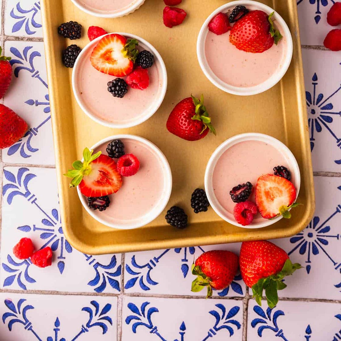 Strawberry Panna Cotta Recipe