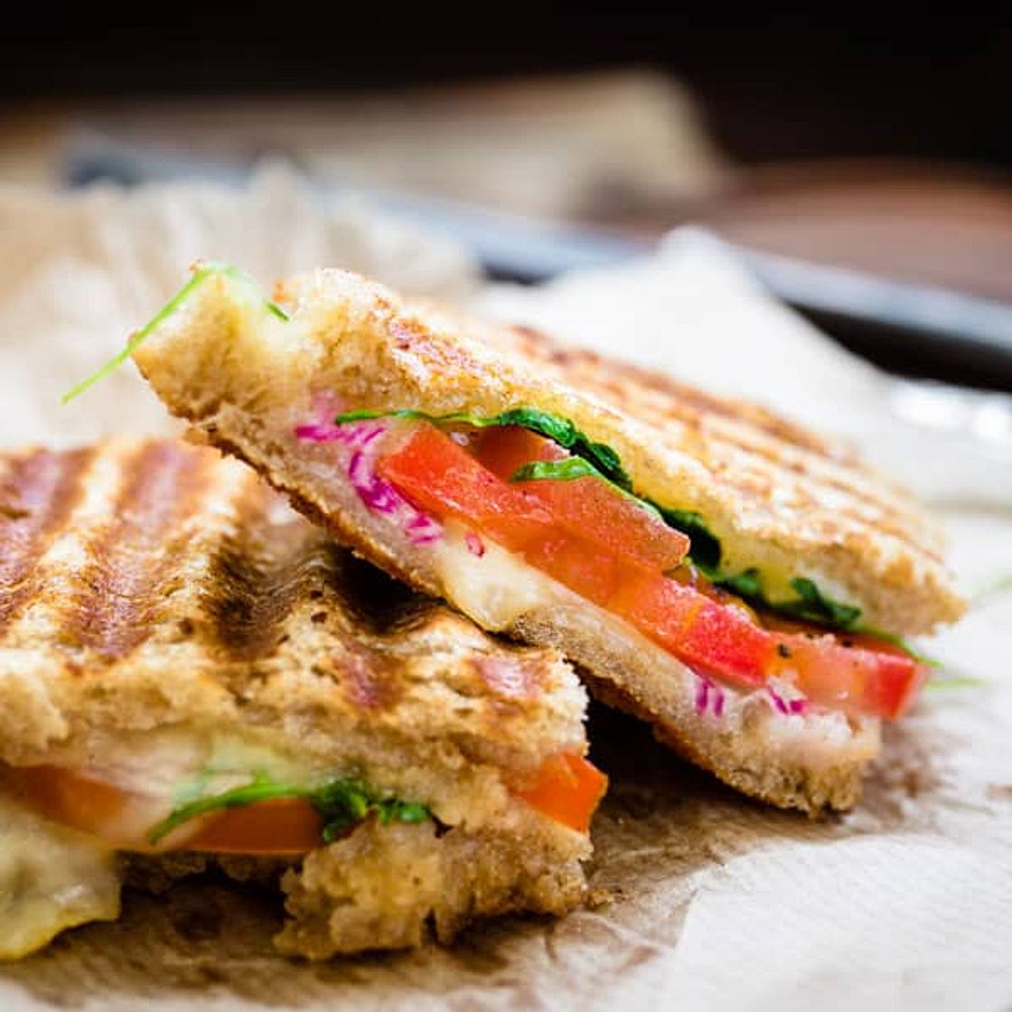Whole Wheat Caprese Panini