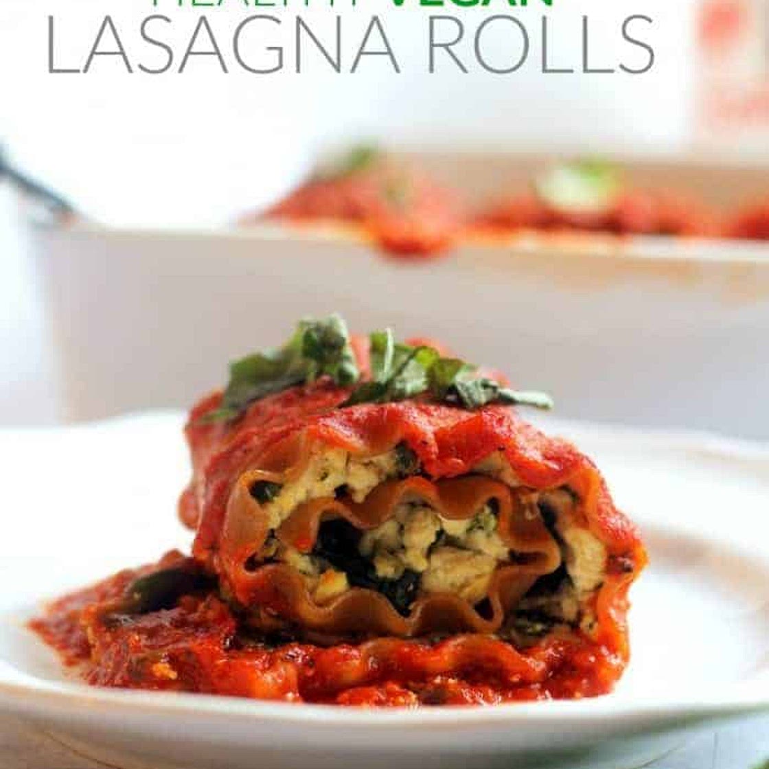 Vegan Lasagna Rolls Recipe