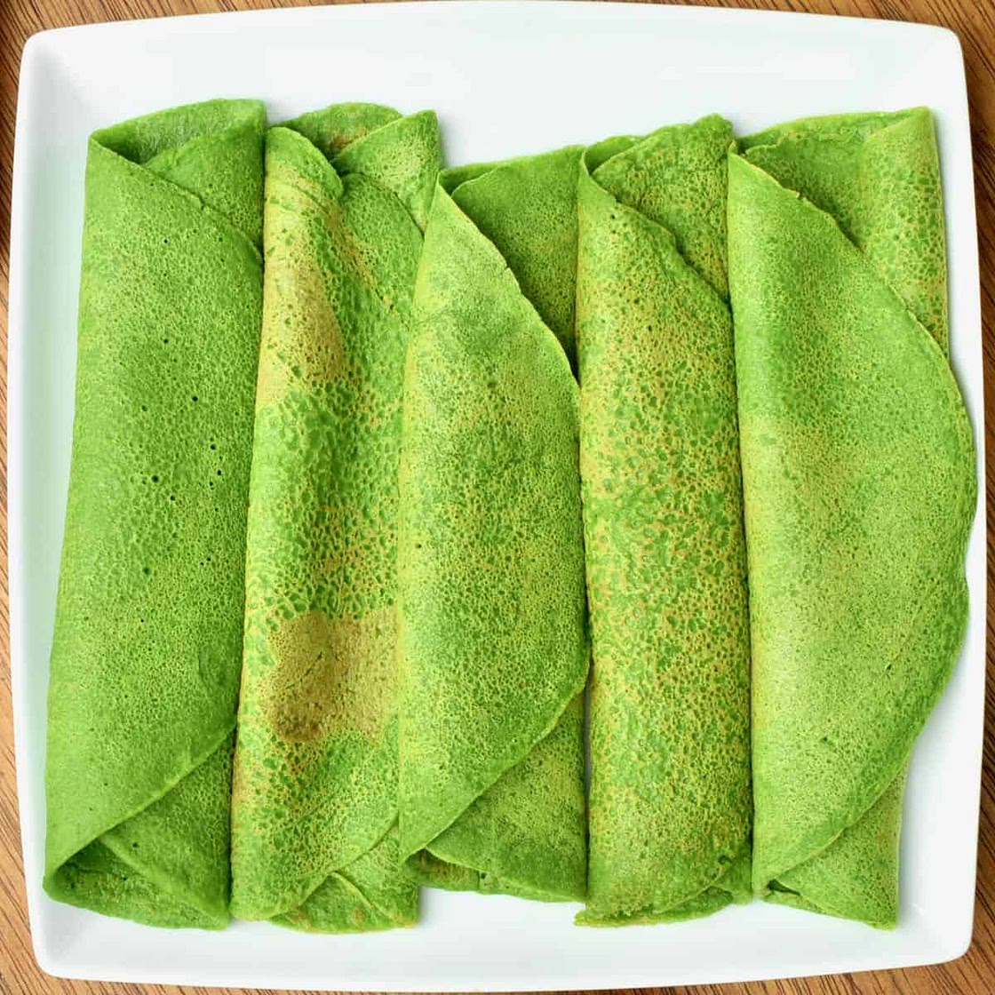Vegan Spinach Pancakes