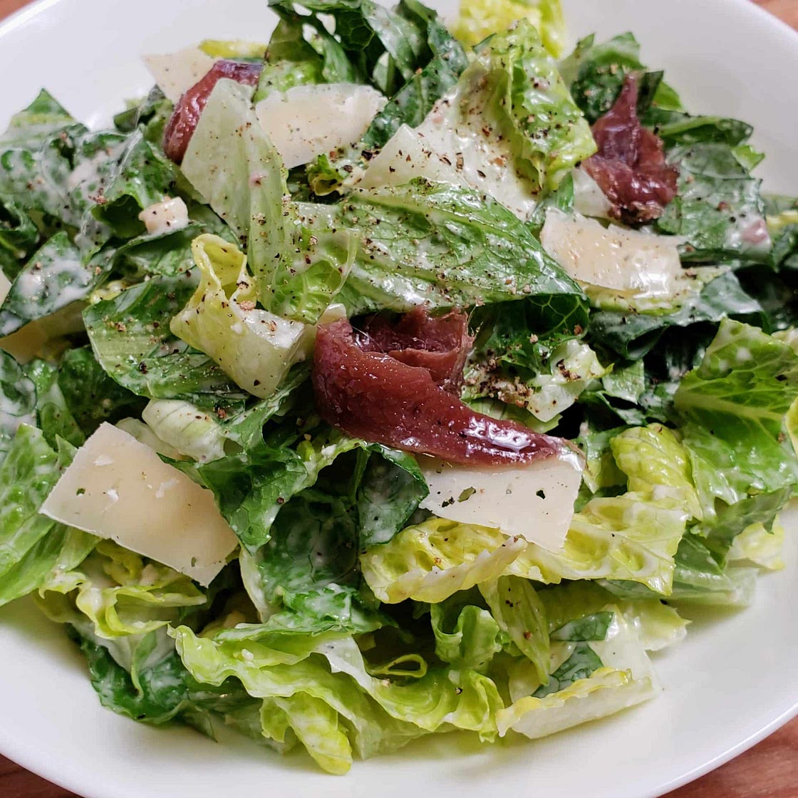 Caesar Dressing with Anchovies