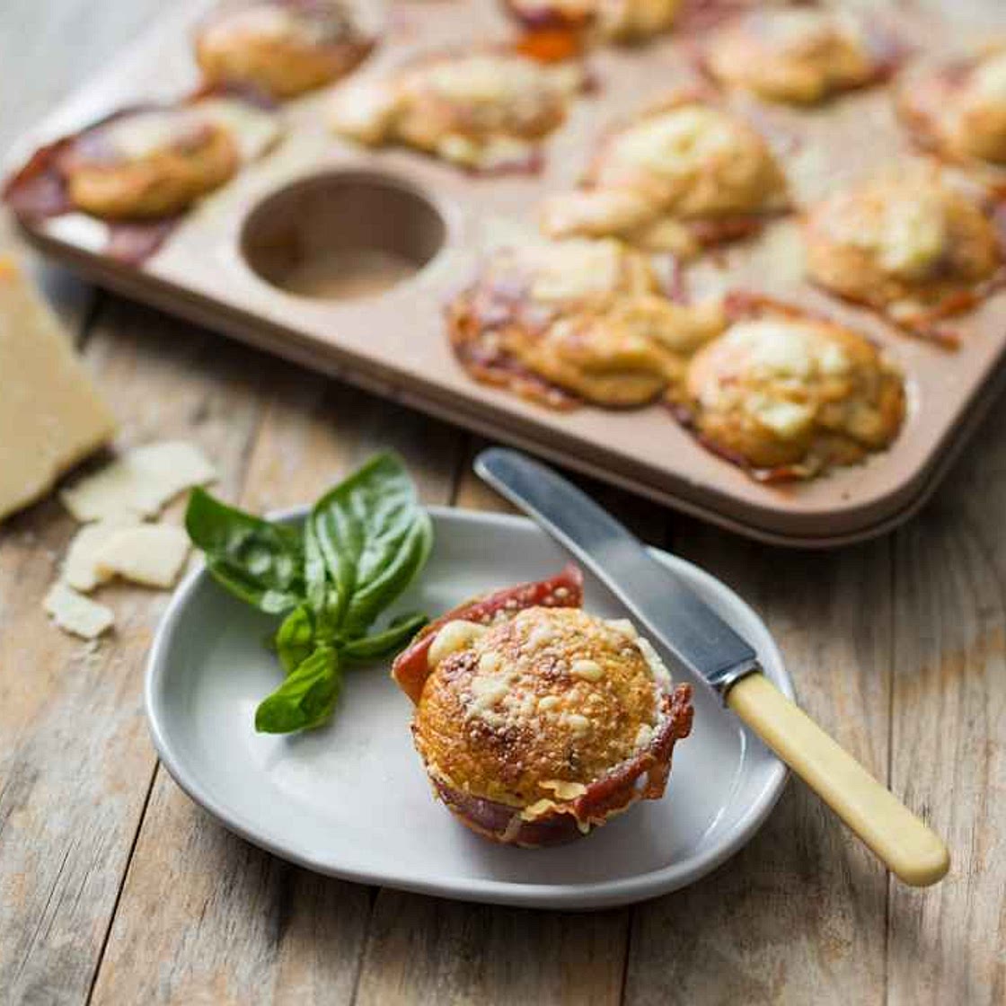 Prosciutto and Sun-Dried Tomato Muffins