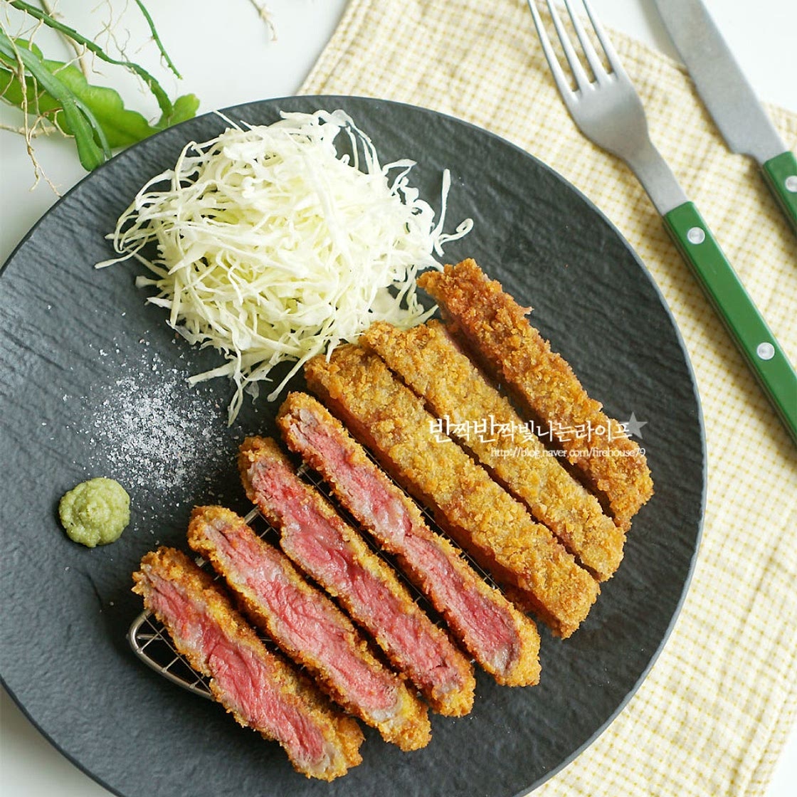 규카츠 만들기 소고기 튀김 등심 요리