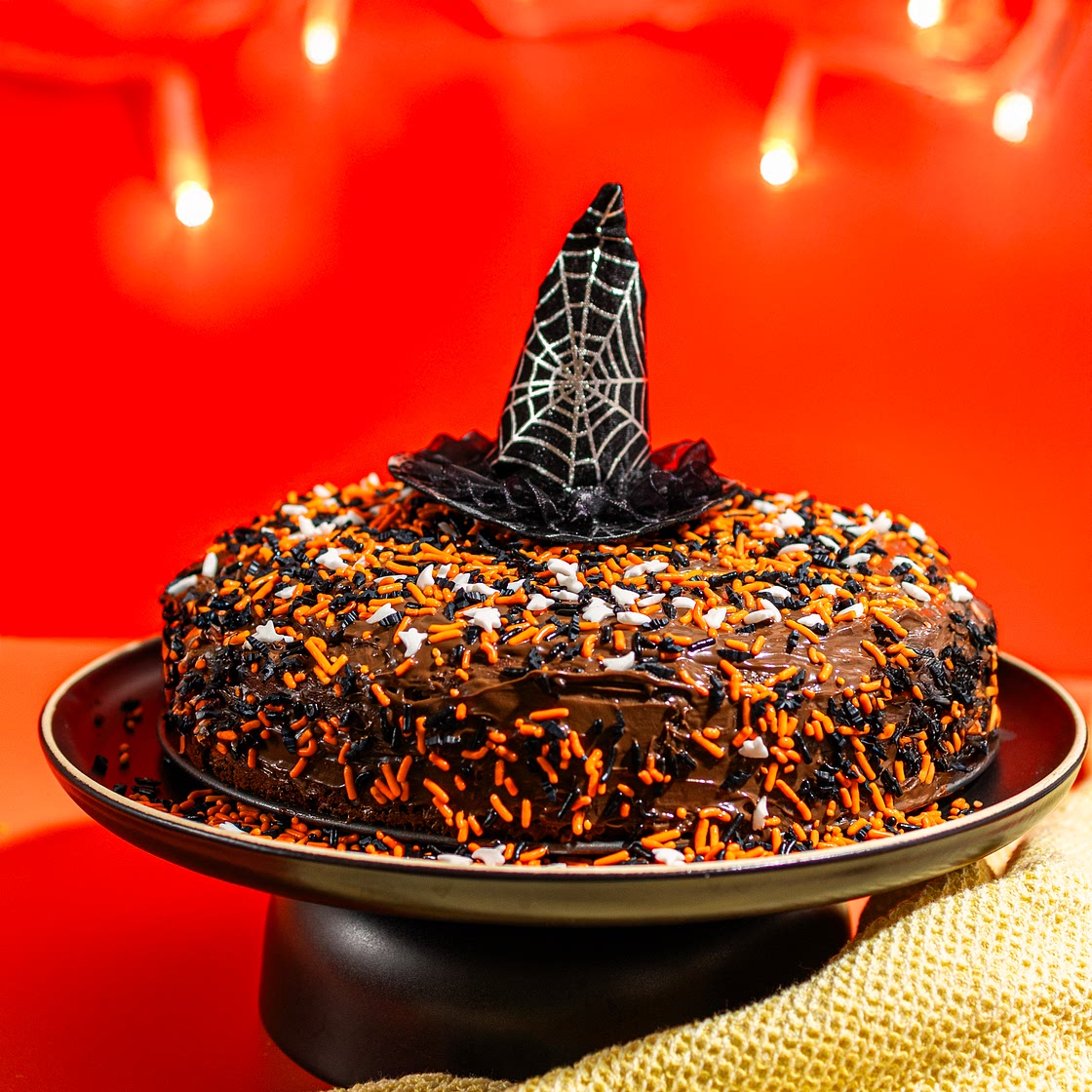 Bewitched Double Chocolate Nutella Cake