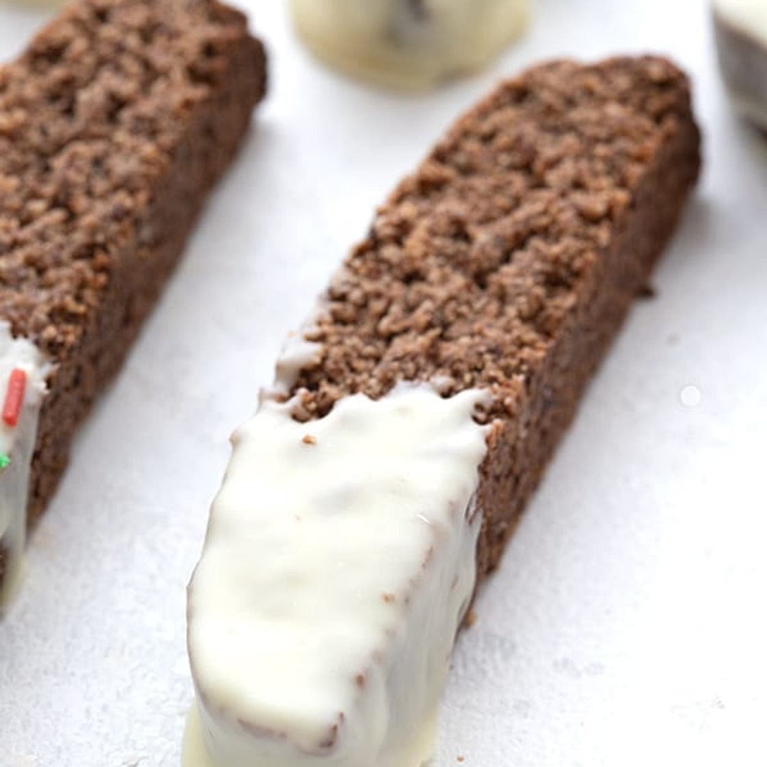 Keto Gingerbread Biscotti