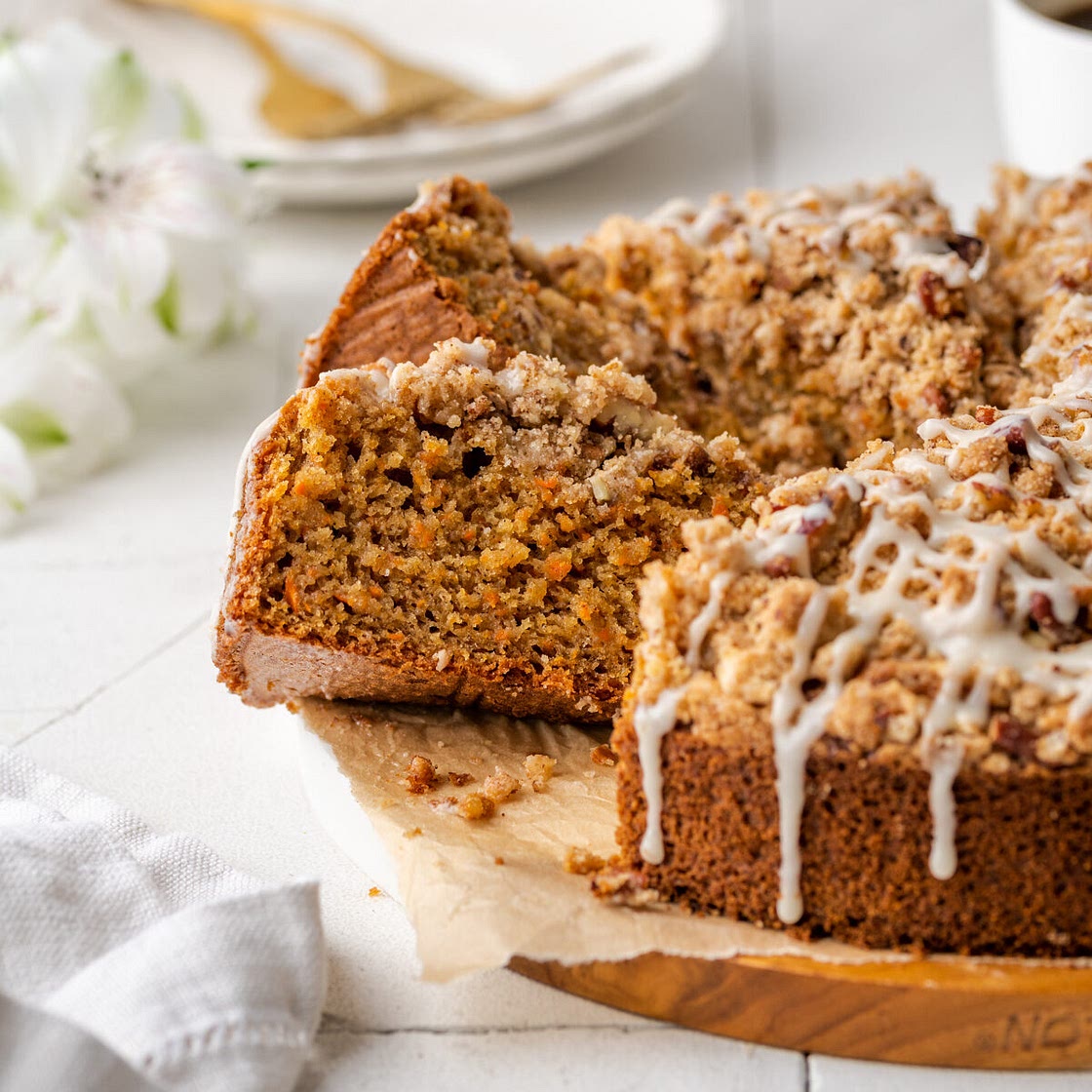 Gluten Free Carrot Cake Coffee Cake