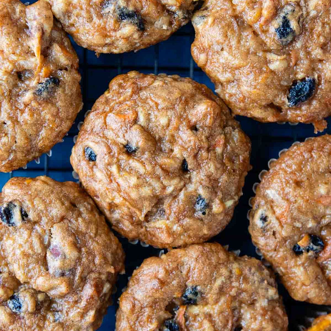 Moist Gluten-Free Morning Glory Muffins (One Bowl)