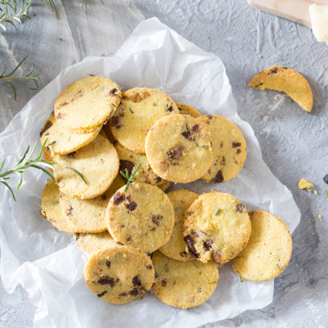 Biscotti salati senza glutine