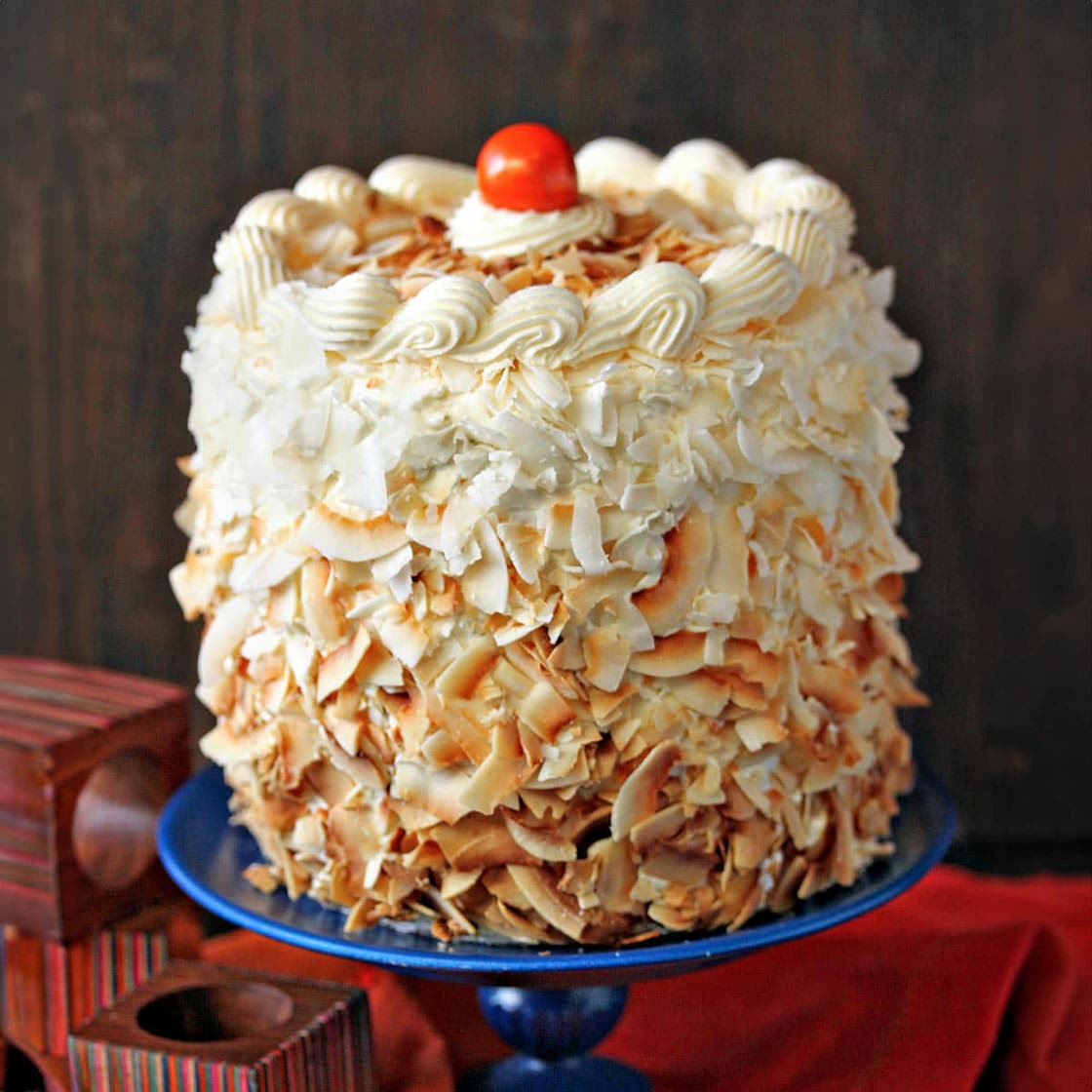 Carrot Cake with Coconut Cream Cheese Buttercream