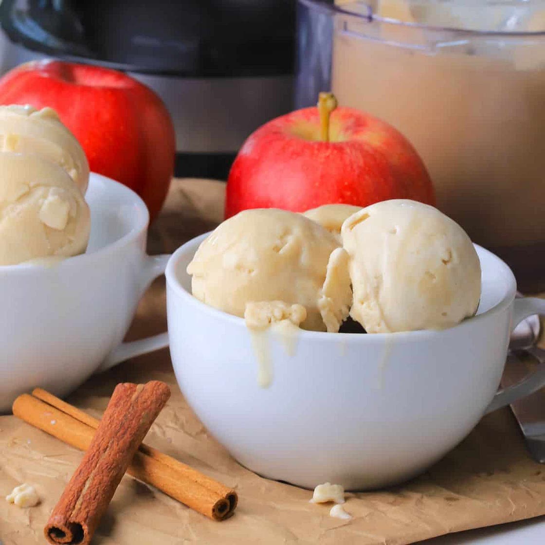 Sugar Free Apple Cinnamon Ice Cream (Ninja Creami)
