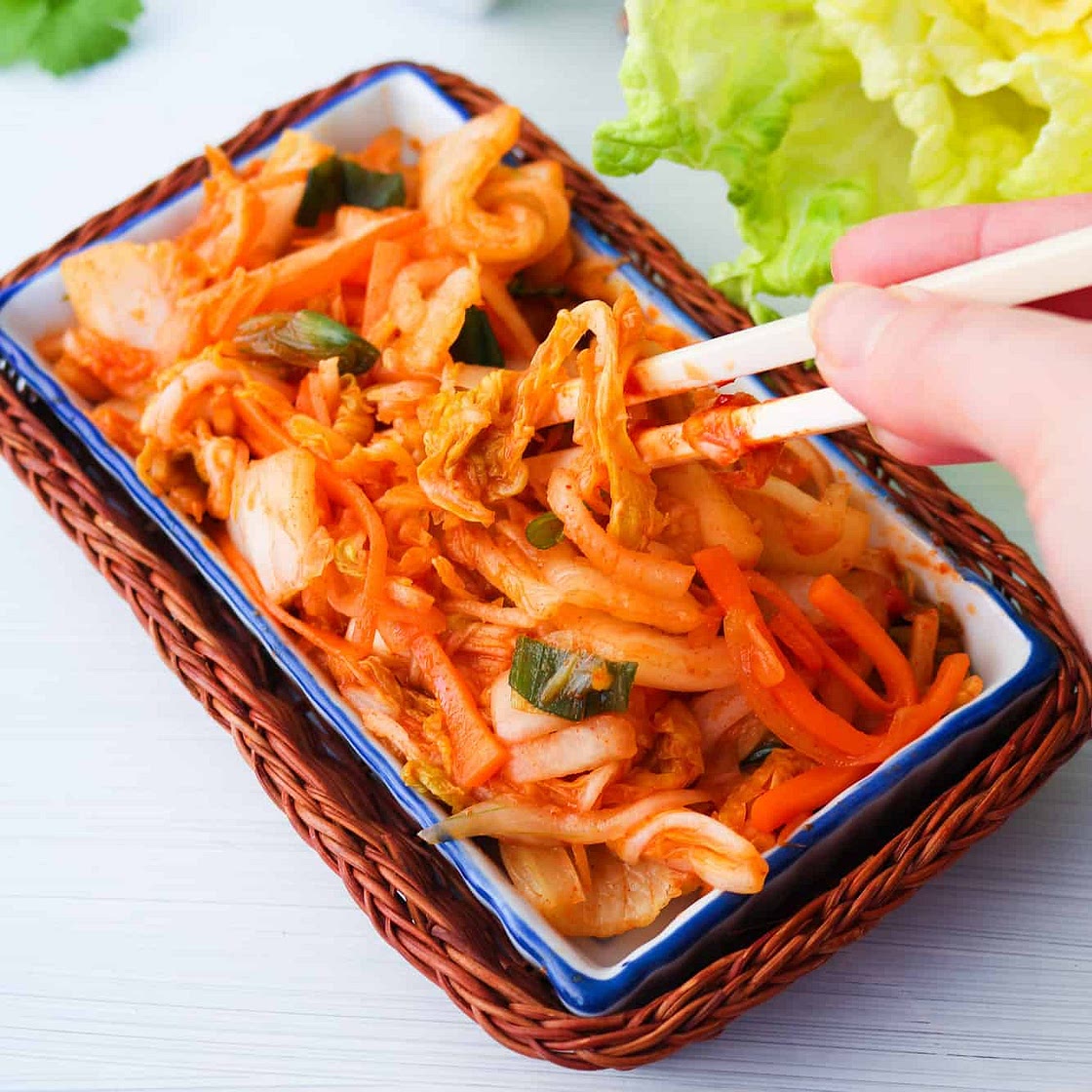 Speedy Vegan Kimchi