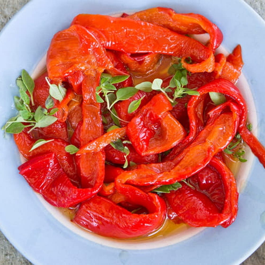 Salade de poivrons grillés