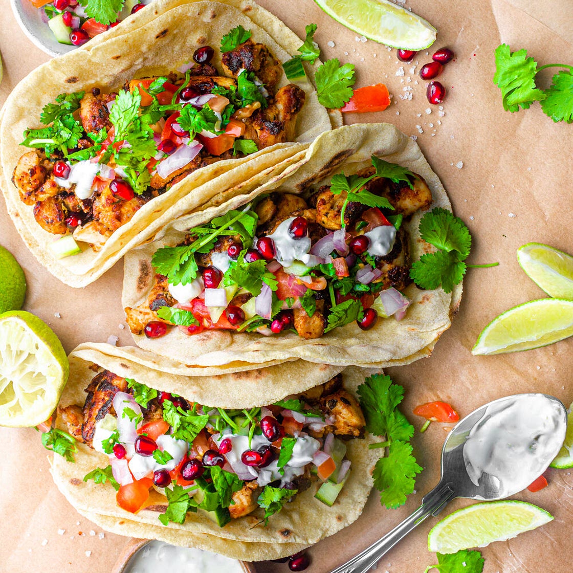 Chicken Tikka Tacos