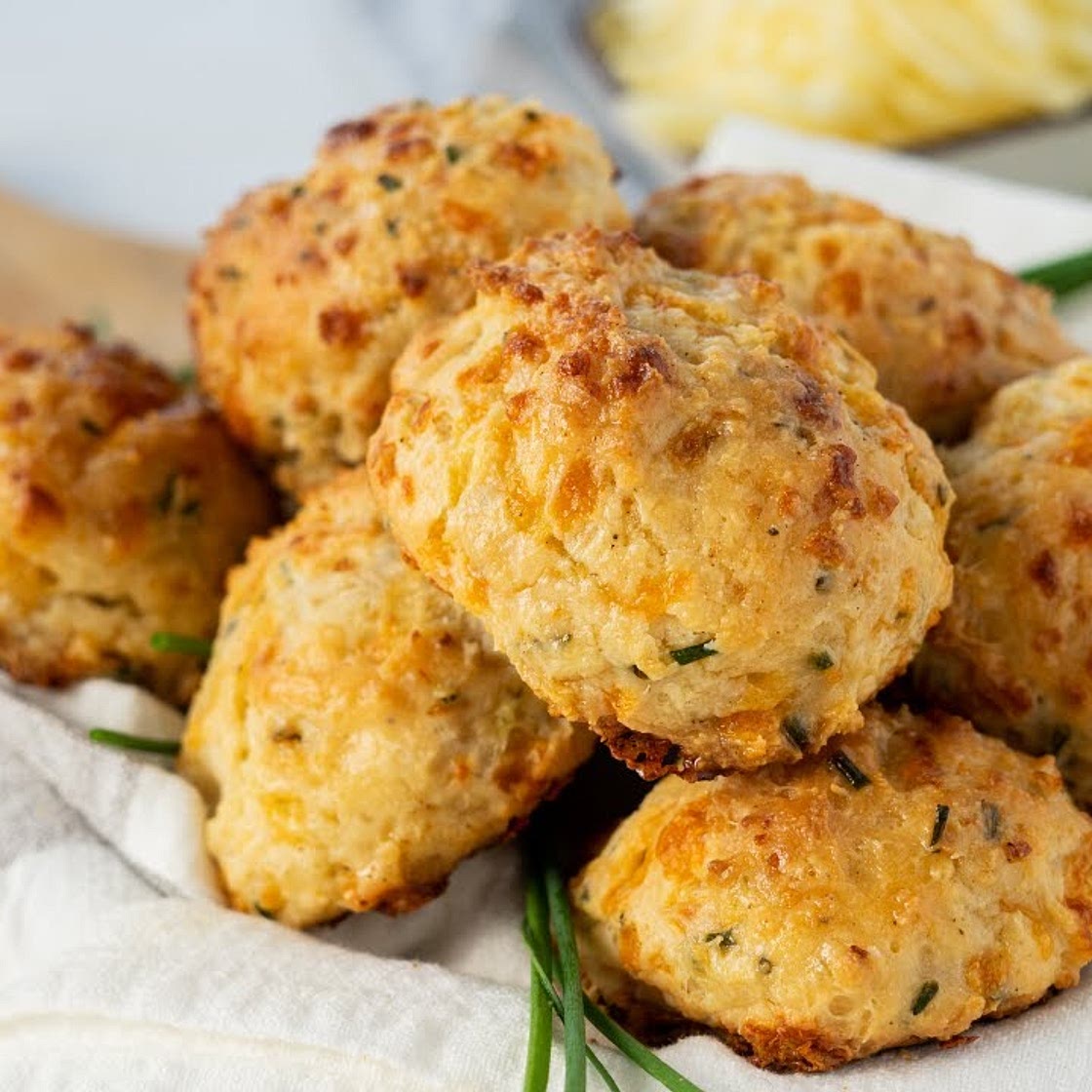 Cheddar Chive Drop Biscuits