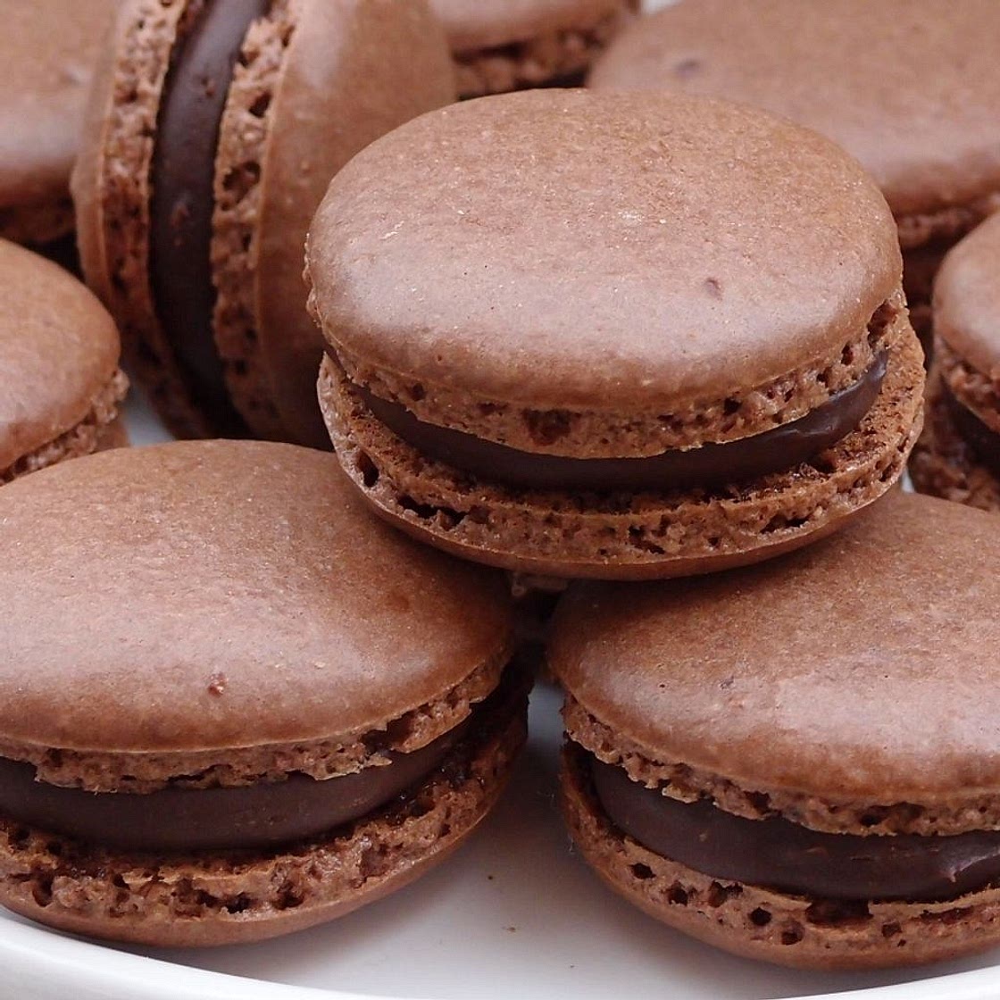 Macarons au chocolat