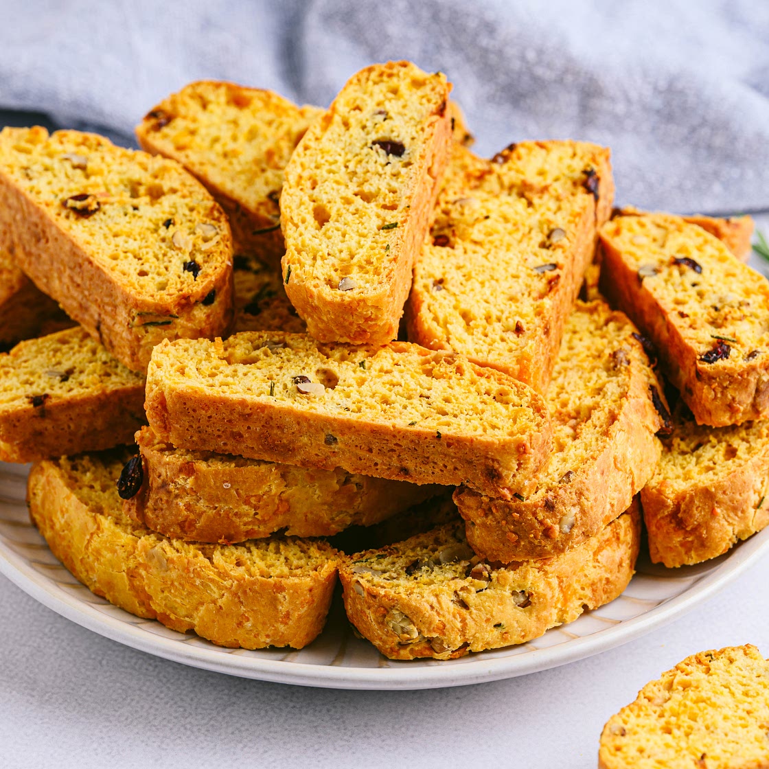 Cheddar Biscotti