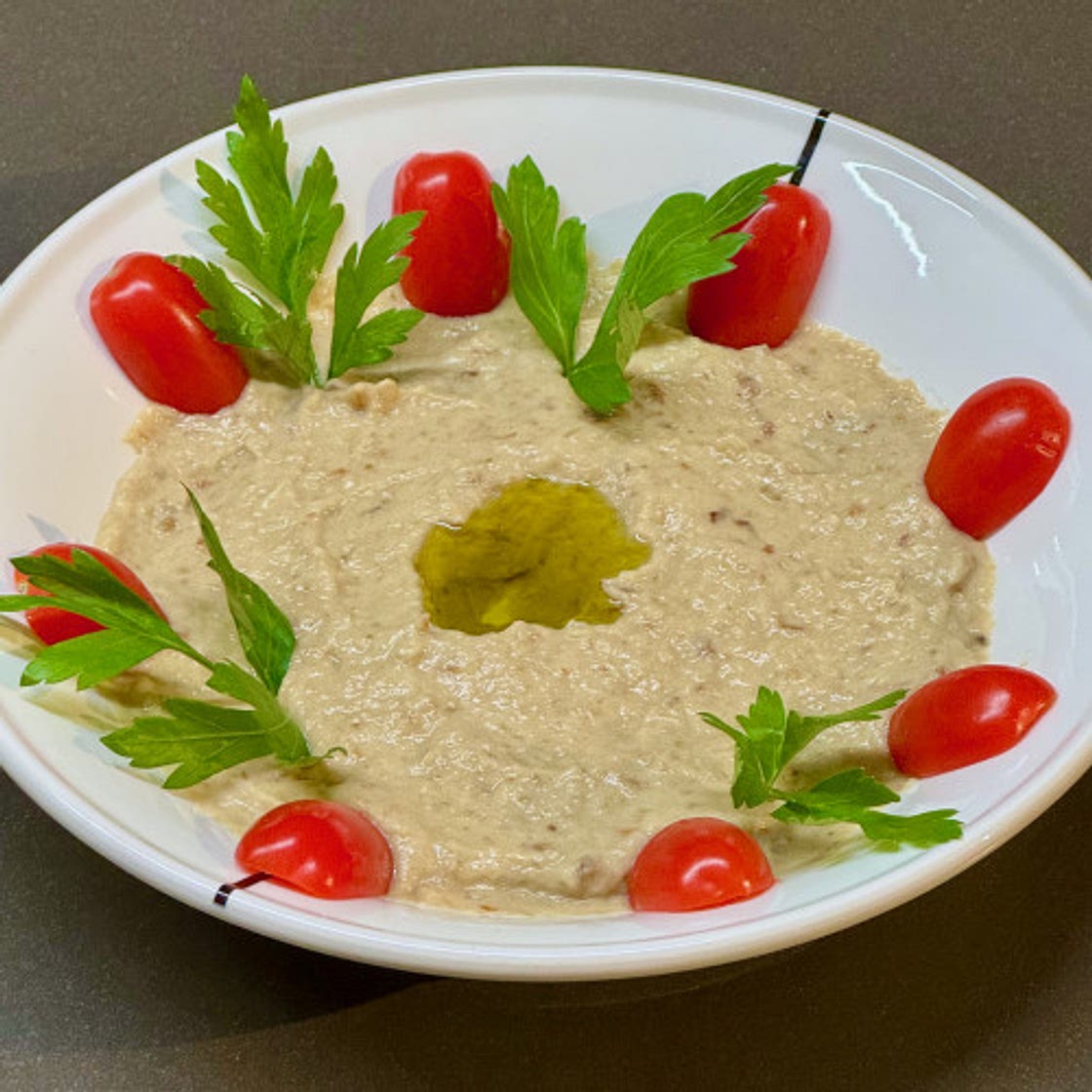 Moutabal - Jordanian eggplant dip