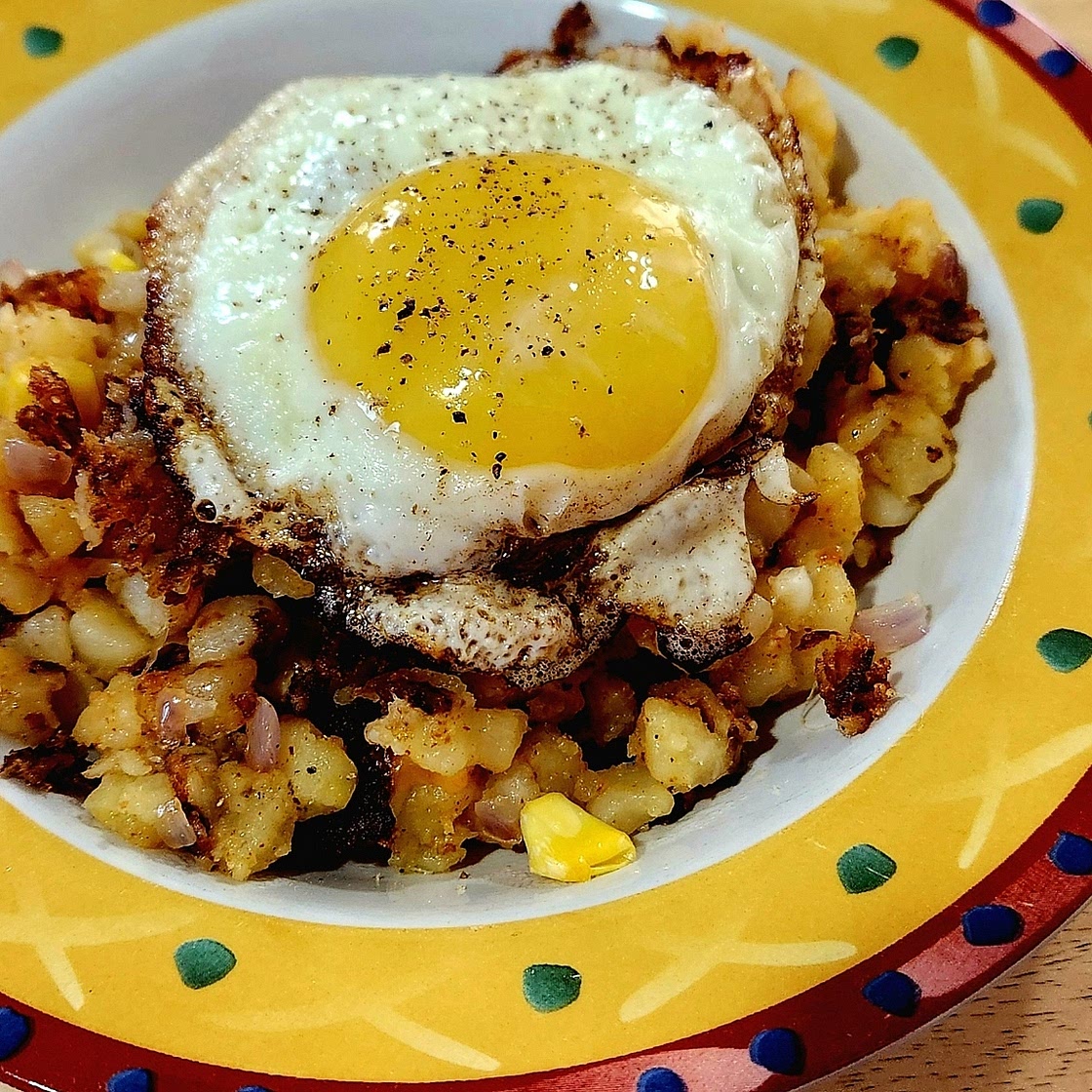Ragin' Cajun Hashbrowns — Spicin' and Dicin'