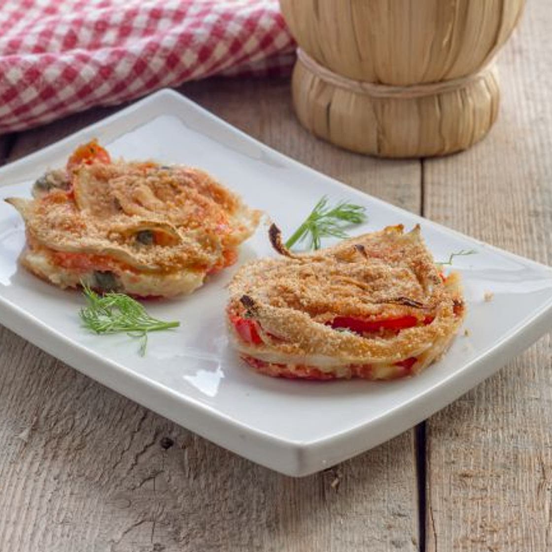 Tortini di finocchi mediterranei