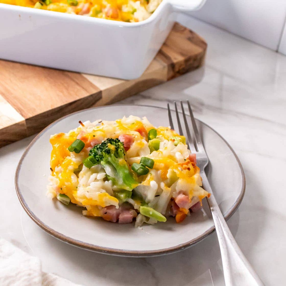 Ham Potato Broccoli Casserole