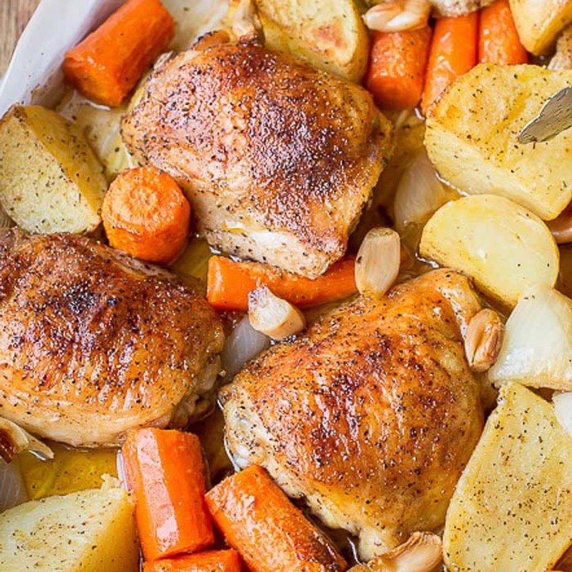 One Pan Chicken & Potatoes