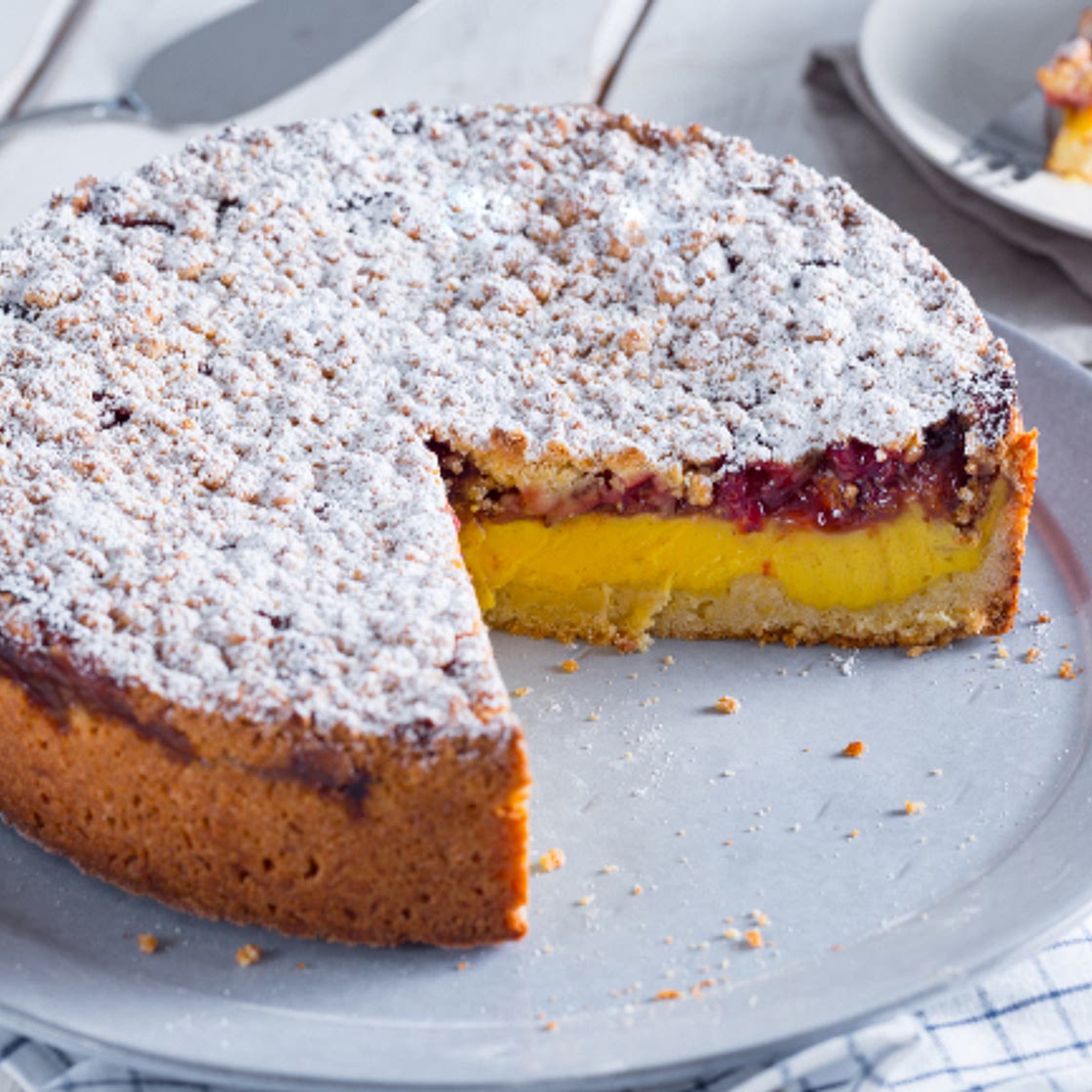 Sbriciolata alle fragole